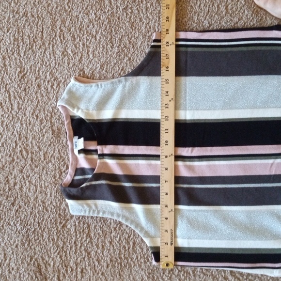 Bar III sleeves cotton blend side slits stretchy knit tunic summer blouse top - Picture 6 of 7